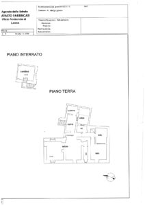 planimetria piano terra appartamento grande - Agenzia Immobiliare Lecce - Lusso, Appartamenti, Case, Ville