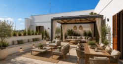 Palazzo storico con giardino e terrazzo panoramico nel cuore di Guagnano