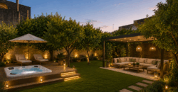 Palazzo storico con giardino e terrazzo panoramico nel cuore di Guagnano