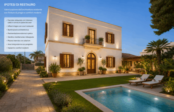 Residenza d’Epoca con Giardino nel Cuore di Squinzano