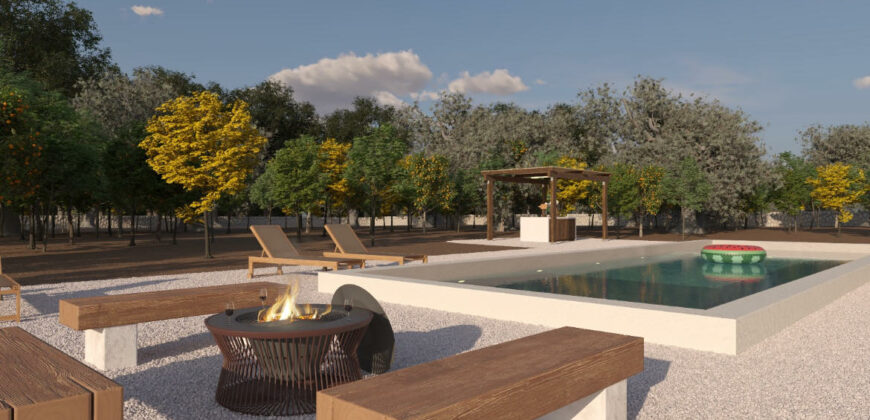 Valle D’Itria in fase di completamento villa con piscina