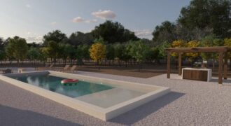 Valle D’Itria in fase di completamento villa con piscina