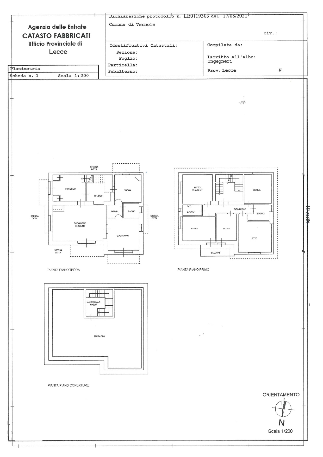 Villa in vendita sulla litoranea Lecce –  San Cataldo (Comune di Vernole)