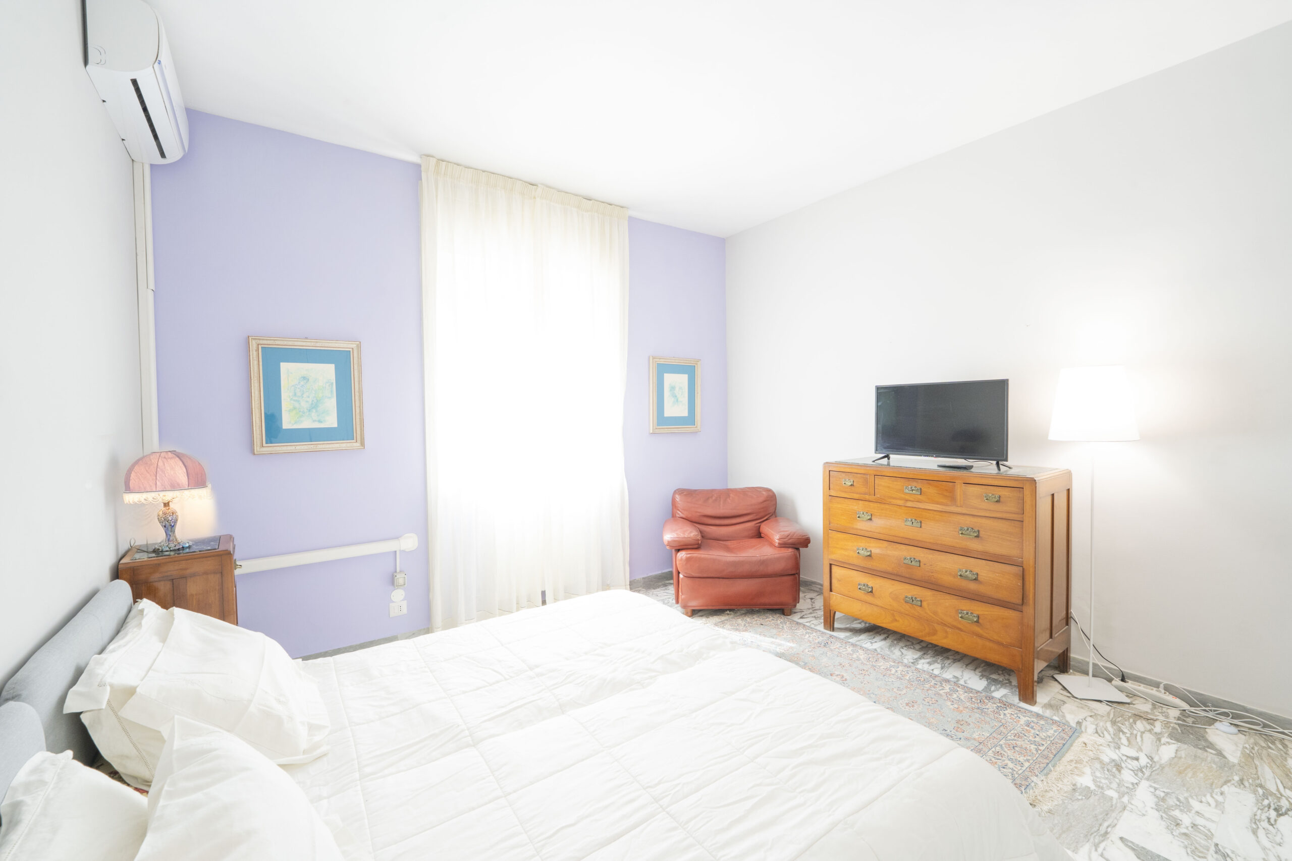 Zona Mazzini Spazioso Appartamento con ampio Balcone e Garage   In Mazzini Area Spacious Apartment  with large Balcony and Garage