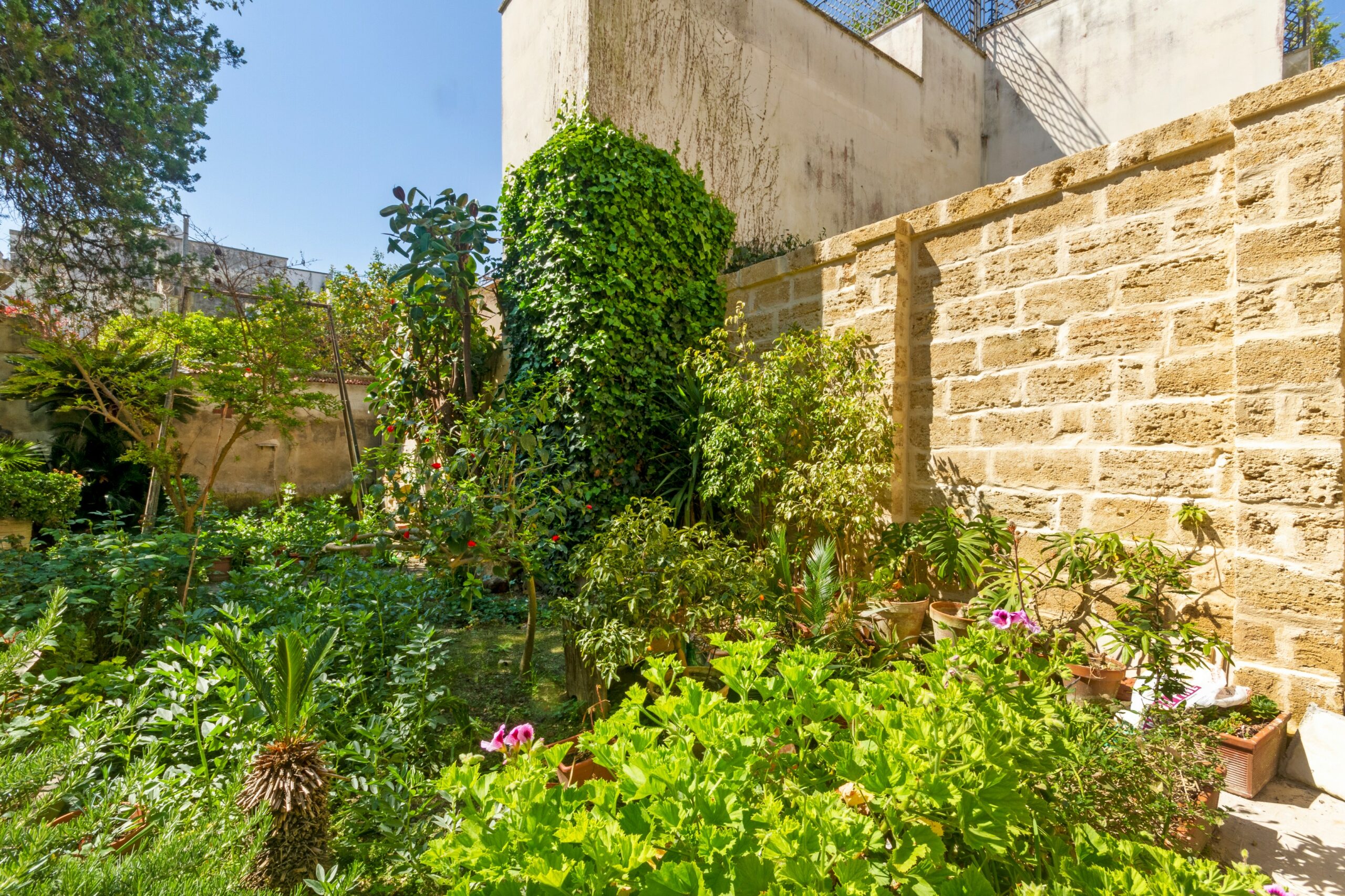 Lecce Centro storico in Palazzo storico del ‘700 Appartamento con Giardino e Terrazzo al livello e area solare di pertinenza