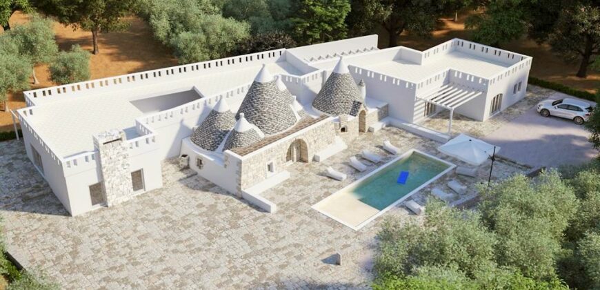 Prestigioso Complesso di Trulli e Lamie a Ceglie Messapica